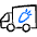 Farming Transport Truck Crop Icon from Freehand Duotone Set