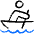 Canoe Person 1 icon - Free transparent PNG, SVG. No sign up needed.
