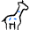 Giraffe Body Icon from Freehand Duotone Set