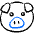 Livestock Pig Head icon - Free transparent PNG, SVG. No sign up needed.