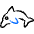 Marine Mammal Dolphin Icon from Freehand Duotone Set