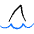 Shark Fin Water icon - Free transparent PNG, SVG. No sign up needed.