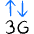 Cellular Network 3g Icon from Freehand Duotone Set