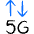 Cellular Network 5g Icon from Freehand Duotone Set | Free Download as SVG Vector and Transparent PNG | Streamline icons