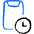 Mobilephone Action Clock Icon from Freehand Duotone Set