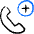 Phone Actions Add Icon from Freehand Duotone Set