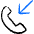 Phone Actions Receive Icon from Freehand Duotone Set