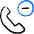 Phone Actions Subtract Icon from Freehand Duotone Set
