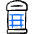 Phone Booth Icon from Freehand Duotone Set