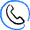 Phone Circle Icon from Freehand Duotone Set