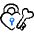 Love Heart Lock Key Icon from Freehand Duotone Set