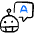 Ai Teacher Robot Bubble icon - Free transparent PNG, SVG. No sign up needed.
