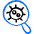 Science Bacteria Magnifier icon - Free transparent PNG, SVG. No sign up needed.