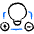 Science Electricity Icon from Freehand Duotone Set