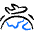 Oversea Shipment Global Plane Icon from Freehand Duotone Set