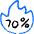Discount 70 Percent icon - Free transparent PNG, SVG. No sign up needed.