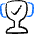 Gaming Trophy Check Icon from Freehand Duotone Set