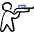 Shooting Rifle Person Aim icon - Free transparent PNG, SVG. No sign up needed.