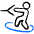 Sport Water Wakeboarding 1 Icon from Freehand Duotone Set