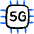 Silicon Chip 5g icon - Free transparent PNG, SVG. No sign up needed.