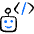 Ai Robot Coding Icon from Freehand Duotone Set