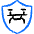 Drone Shield icon - Free transparent PNG, SVG. No sign up needed.