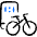 Bicycle Application Icon from Freehand Duotone Set