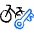 Bicycle Lock Key Icon from Freehand Duotone Set