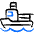 Sea Transport Ship Cargo Icon from Freehand Duotone Set