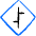 Road Sign Staggered Crossroad Icon from Freehand Duotone Set