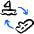 Transportation Boat Plane Transfer Icon from Freehand Duotone Set