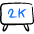 Modern Tv 2k icon - Free transparent PNG, SVG. No sign up needed.