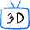 Modern Tv 3d Sync 2 icon - Free transparent PNG, SVG. No sign up needed.