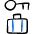 Locker Room Suitcase Key 1 icon - Free transparent PNG, SVG. No sign up needed.