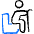 Disability Sit Cane icon - Free transparent PNG, SVG. No sign up needed.
