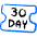 Ticket Day 30 icon - Free transparent PNG, SVG. No sign up needed.