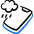 Weather App Rain Icon from Freehand Duotone Set