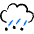 Weather Cloud Hail icon - Free transparent PNG, SVG. No sign up needed.