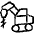 Heavy Equipment Driller Truck Icon from Freehand Set