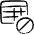 Business Workflow Data Table Disable Icon from Freehand Set