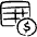 Business Workflow Data Table Money Icon from Freehand Set