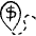 Business Cash Location Pin Direction Icon from Freehand Set