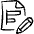 Data File Bars Edit Icon from Freehand Set