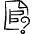 Data File Bars Question Icon from Freehand Set