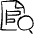 Data File Bars Search Icon from Freehand Set