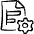 Data File Bars Settings Icon from Freehand Set
