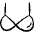 Underwear Bra Lace icon - Free transparent PNG, SVG. No sign up needed.
