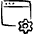 App Window Settings Icon from Freehand Set