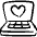 Apps Laptop Favorite Heart icon - Free transparent PNG, SVG. No sign up needed.