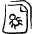 Bug Documents Icon from Freehand Set